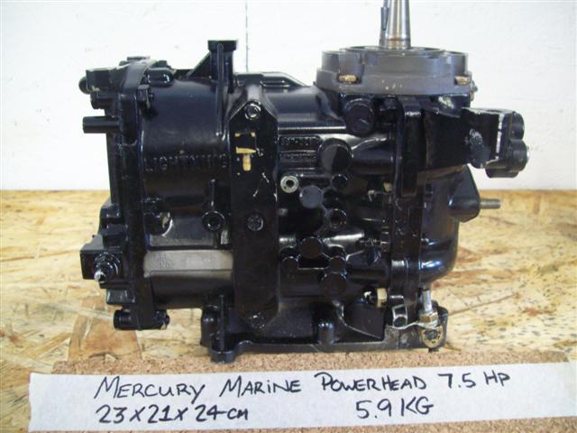 Mercury Marine 7.5 hp 2 stroke Powerhead 7693a2, 7378a4